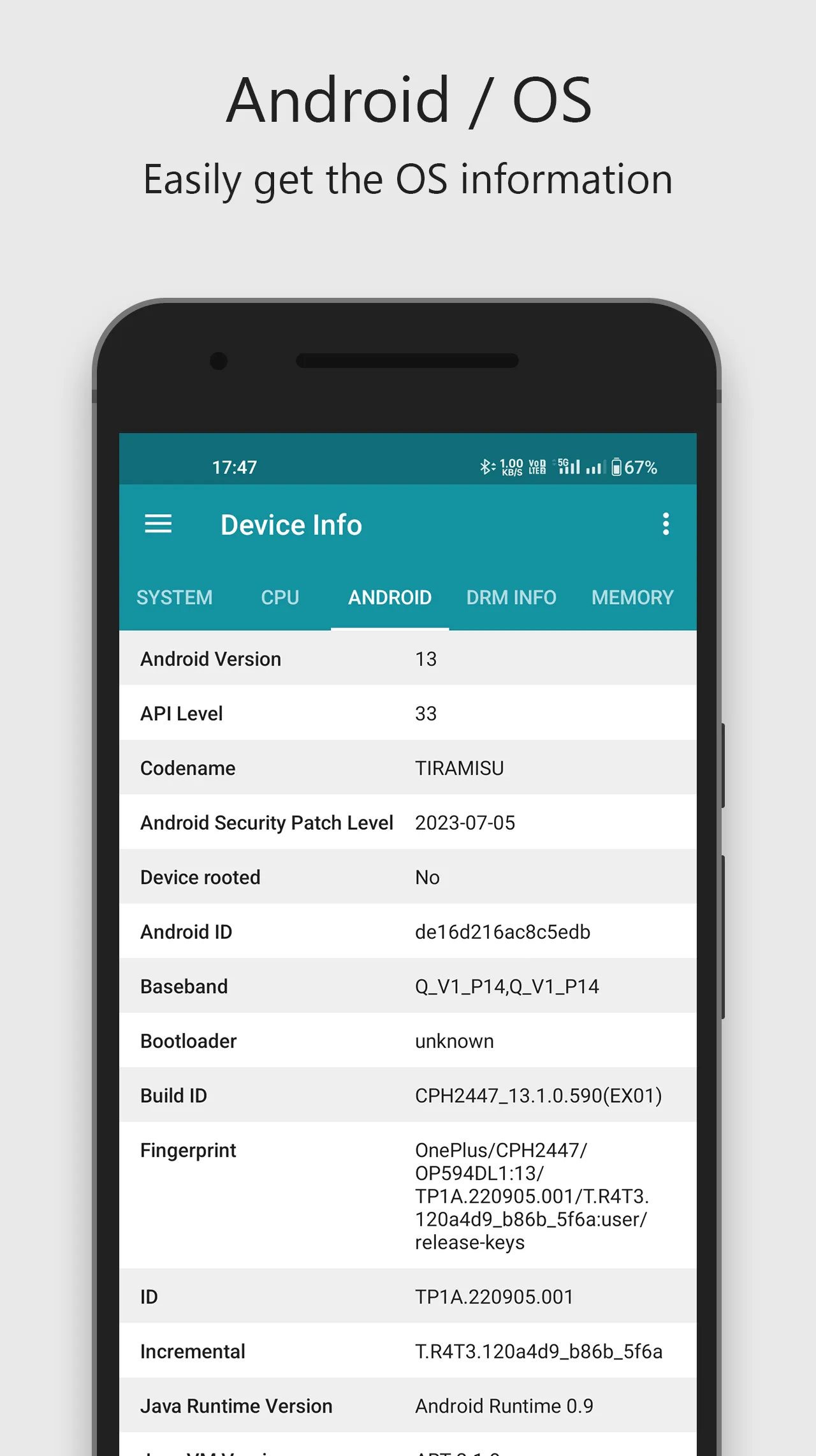 Device Info - Hardware & Softw | Indus Appstore | Screenshot