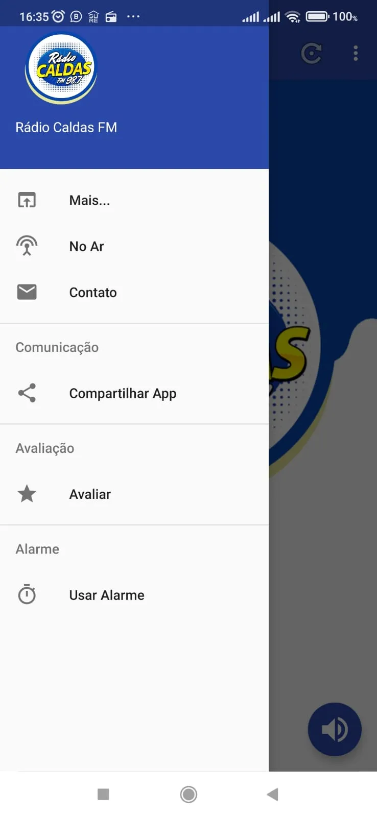 Rádio Caldas FM | Indus Appstore | Screenshot