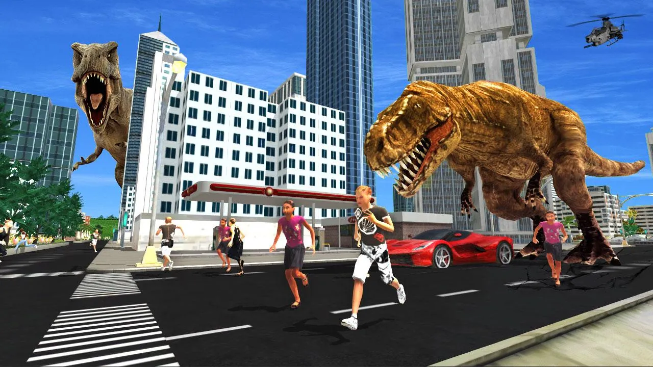 Deadly Dinosaur Attack | Indus Appstore | Screenshot