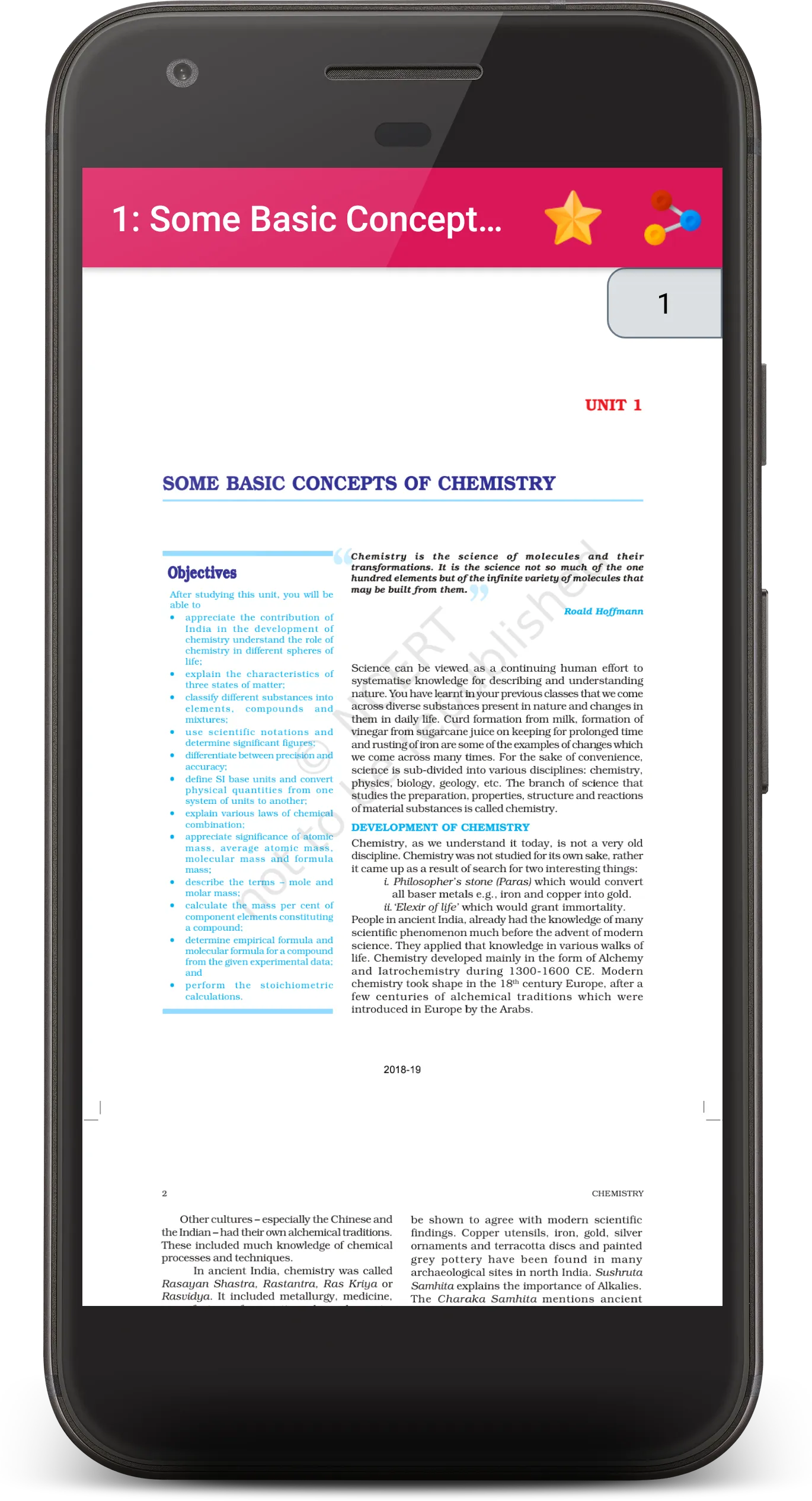 11th Chemistry NCERT Solutions | Indus Appstore | Screenshot