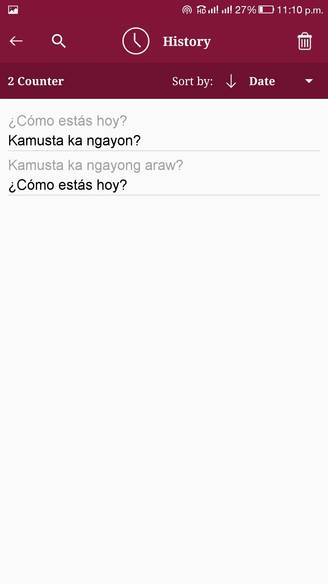 Filipino - Spanish Translator | Indus Appstore | Screenshot