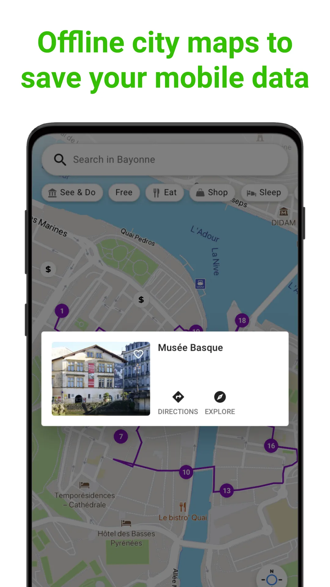 Bayonne Tour Guide:SmartGuide | Indus Appstore | Screenshot