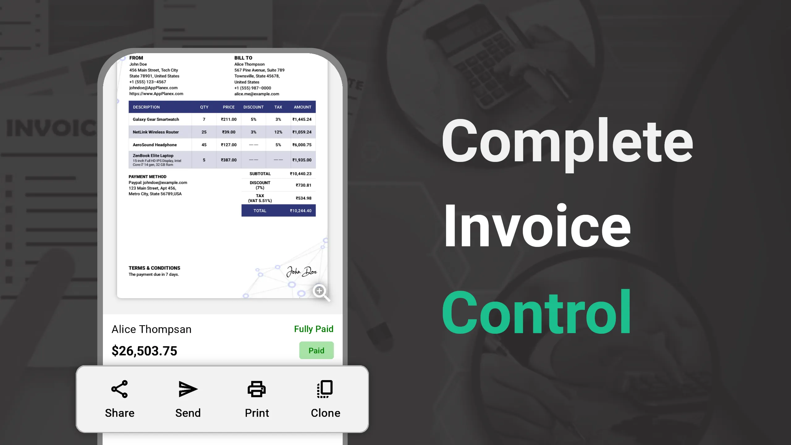 Invoice Maker: Quick & Easy | Indus Appstore | Screenshot