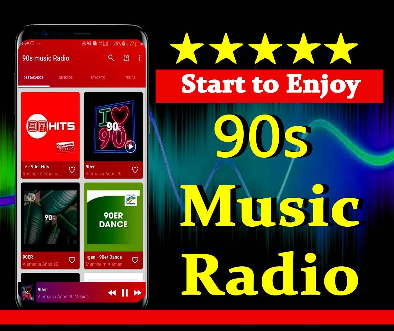 90s Music radio | Indus Appstore | Screenshot