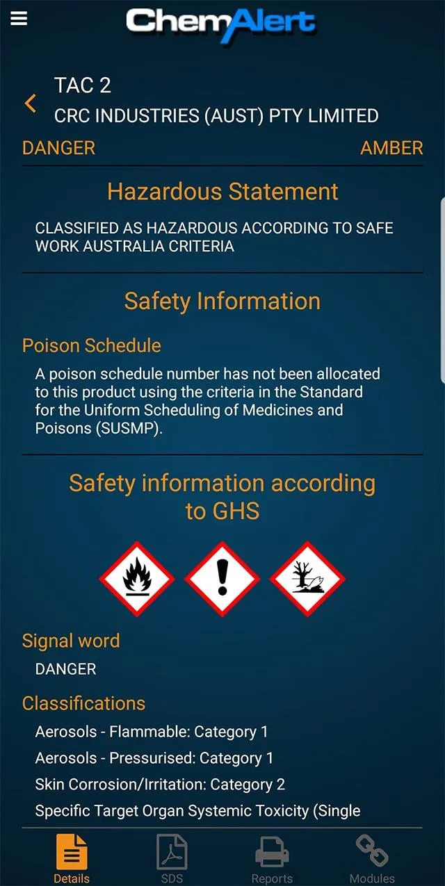 ChemAlert | Indus Appstore | Screenshot