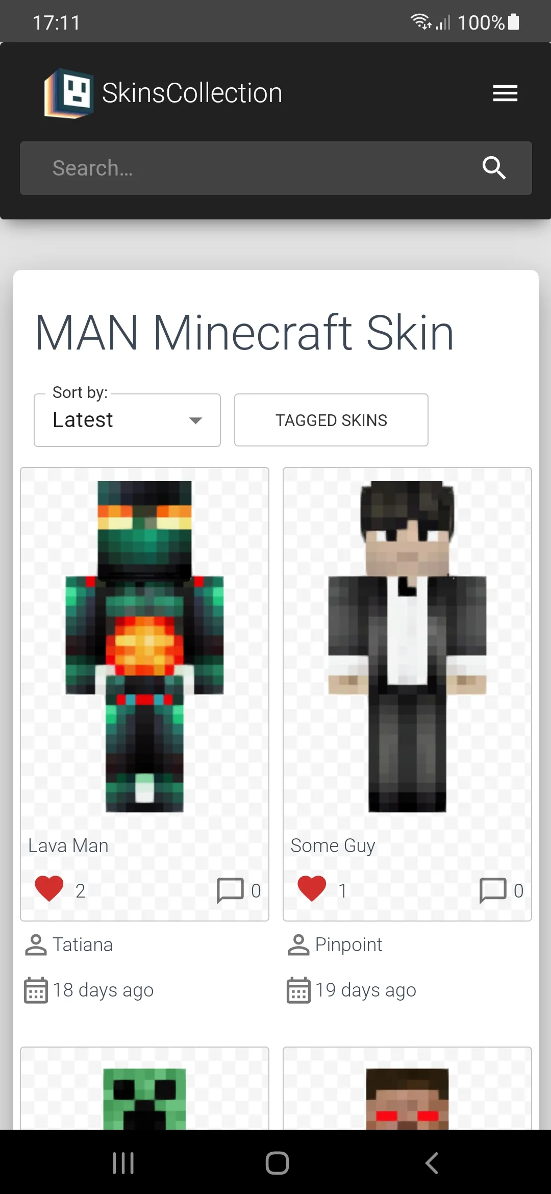 SkinsCollection for Minecraft | Indus Appstore | Screenshot