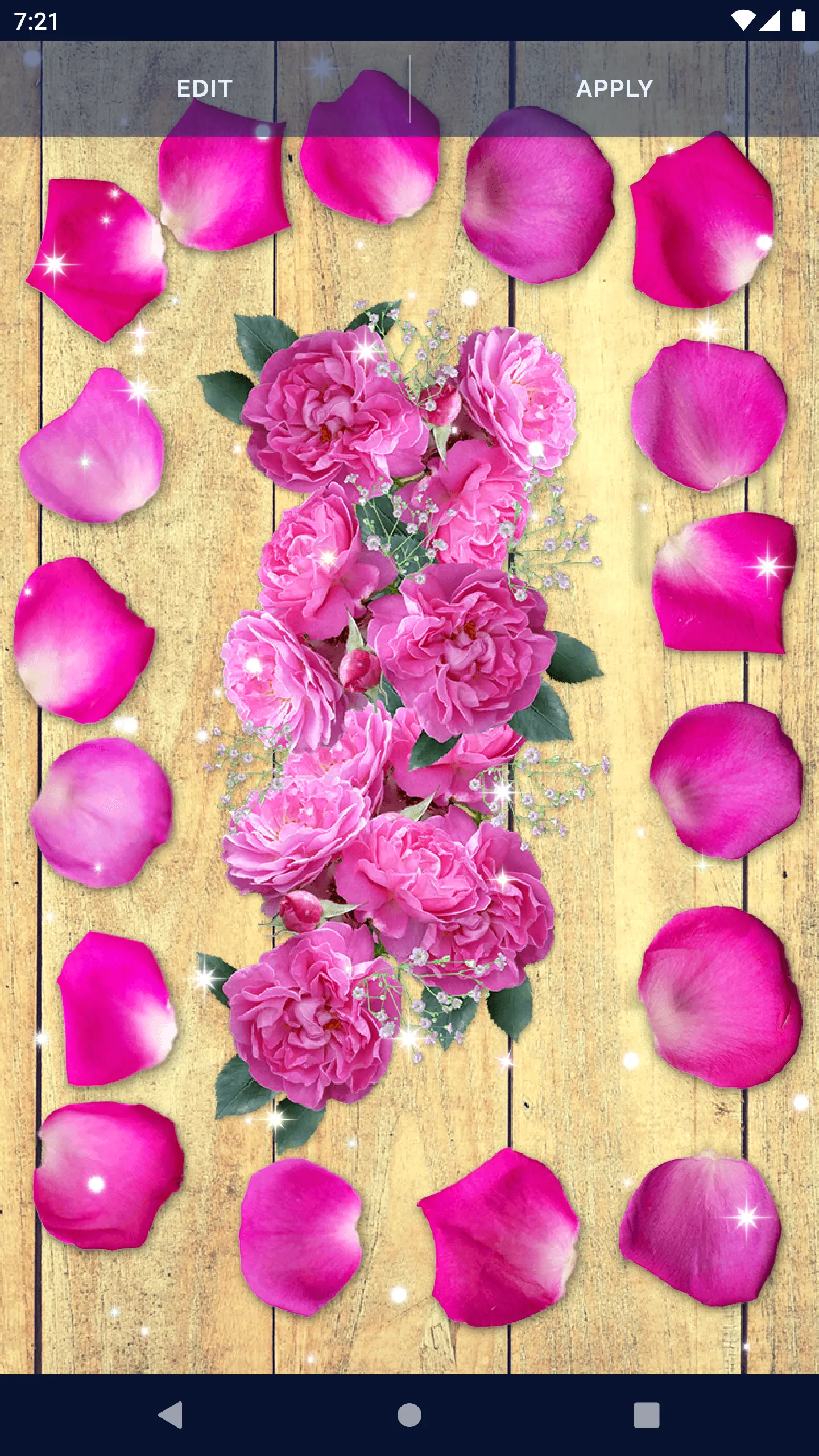 Flower Petals Live Wallpaper | Indus Appstore | Screenshot