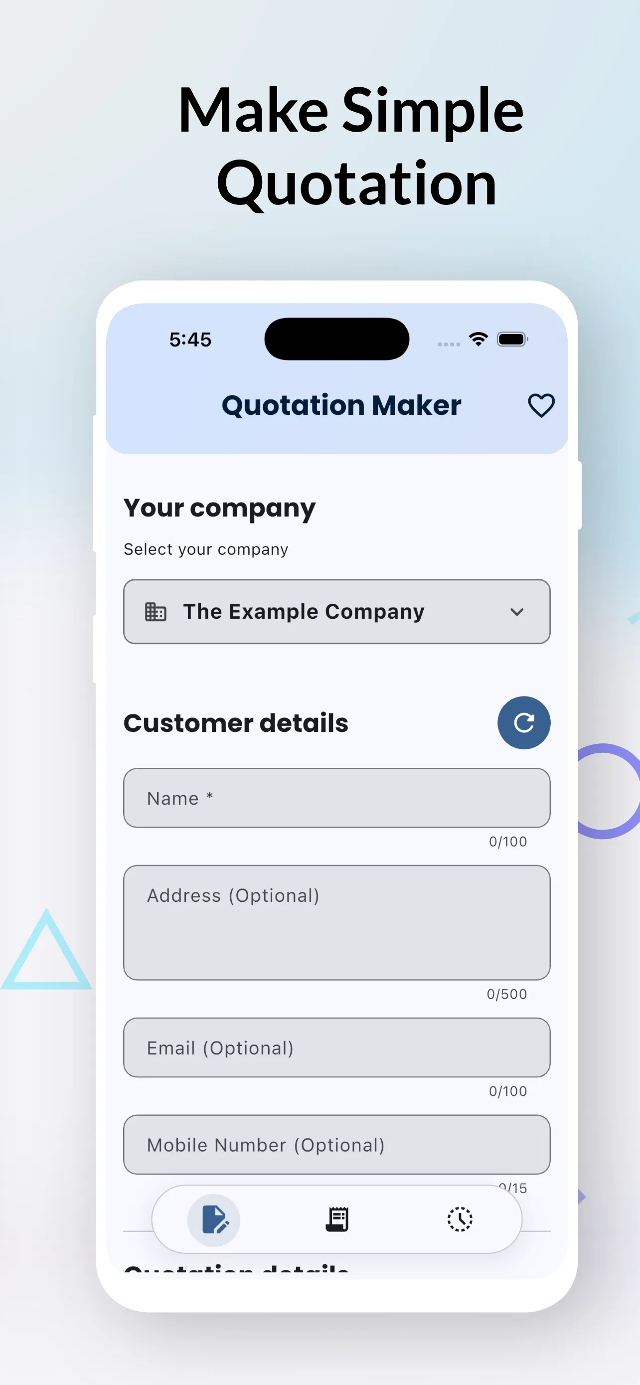 Business Invoice & Quote Maker | Indus Appstore | Screenshot