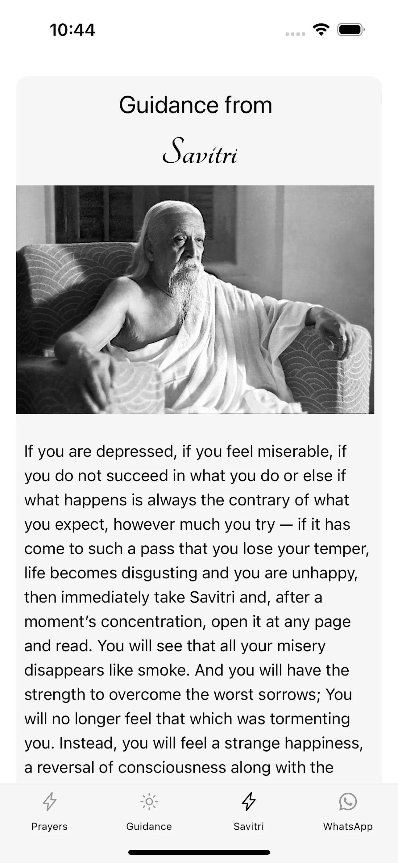 Inner Guidance - Sri Aurobindo | Indus Appstore | Screenshot