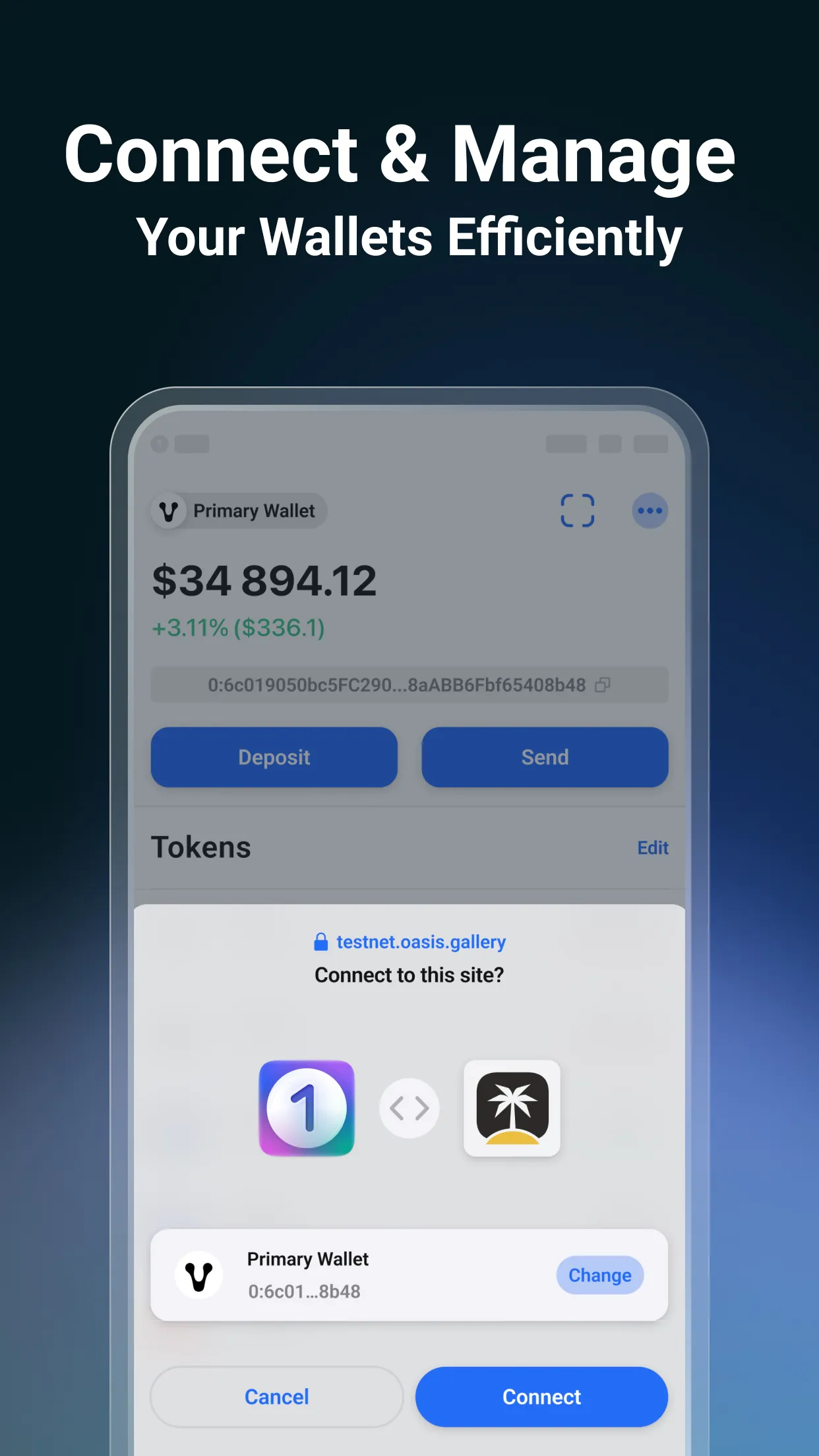 OneArt: Web3 Wallet & Browser | Indus Appstore | Screenshot