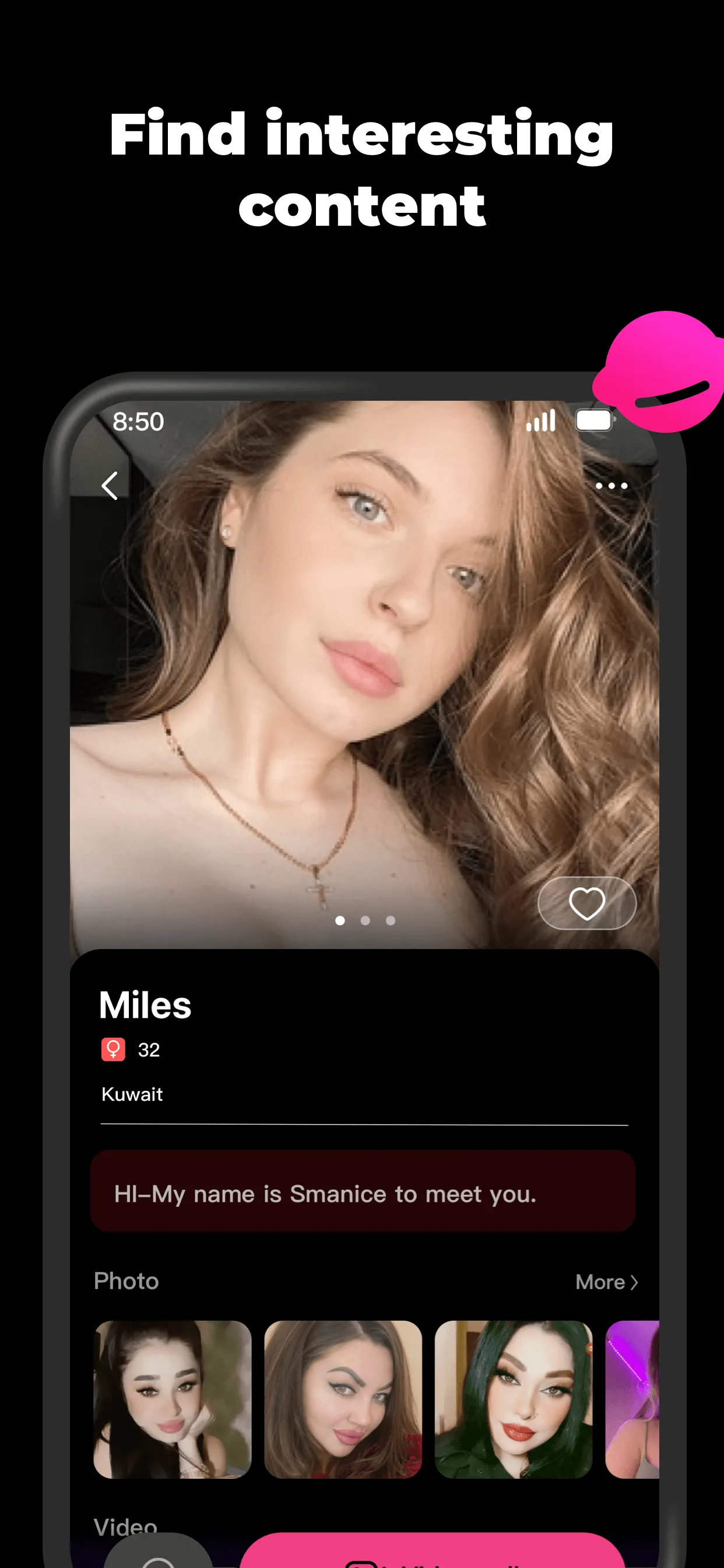 Miles - Video chat online | Indus Appstore | Screenshot