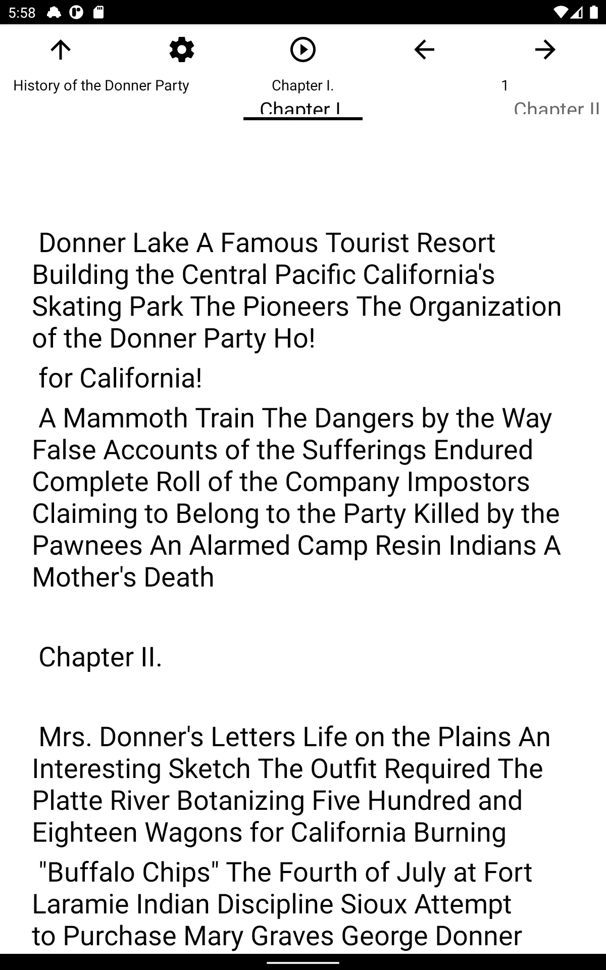 Book, History of the Donner Pa | Indus Appstore | Screenshot