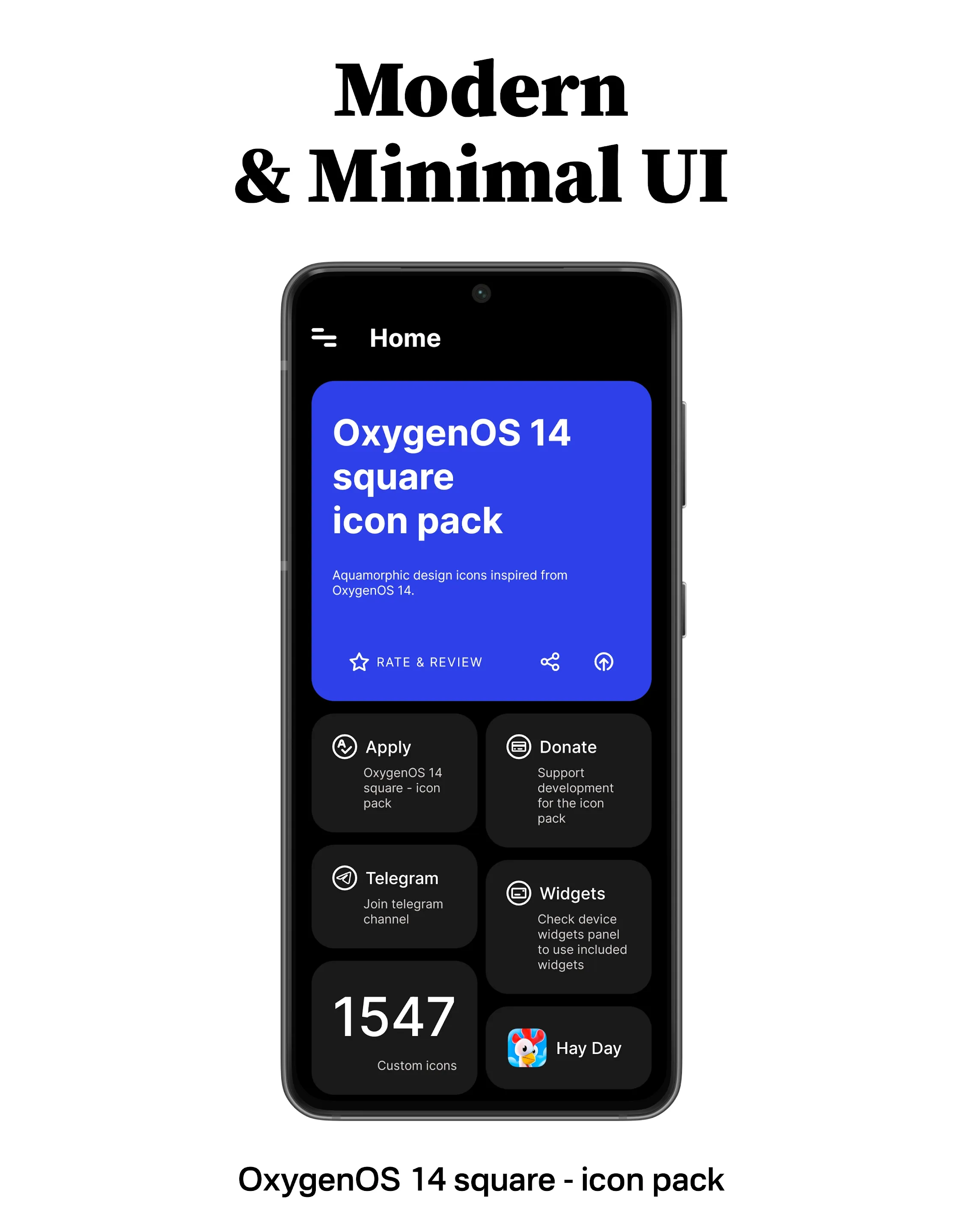 OxygenOS 14 square - icon pack | Indus Appstore | Screenshot