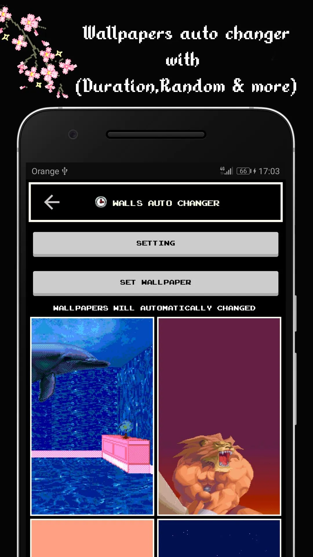 Pixelwave Pixel Art Wallpapers | Indus Appstore | Screenshot