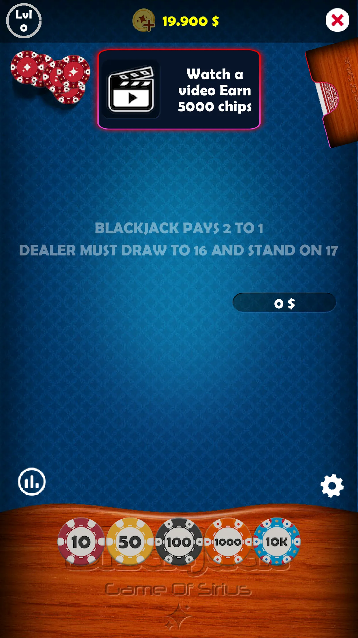 Blackjack 21 Pro - Offline Cas | Indus Appstore | Screenshot