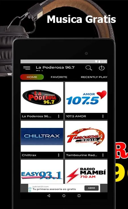 La Poderosa Radio 96.7  FM | Indus Appstore | Screenshot