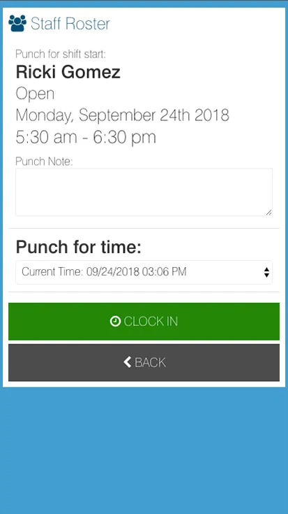 SubItUp Time Clock | Indus Appstore | Screenshot