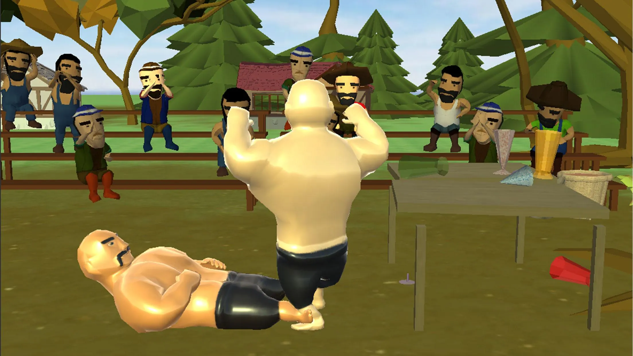 Oil Wrestling - 2 Player | Indus Appstore | Screenshot