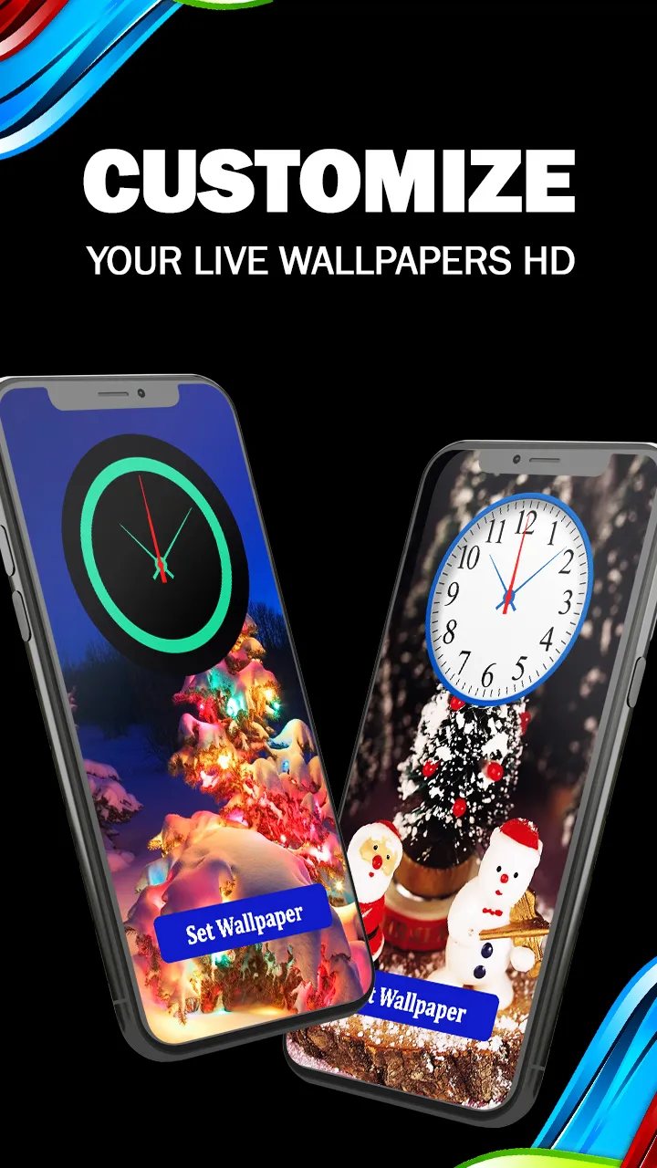 Christmas Clock Live Wallpaper | Indus Appstore | Screenshot