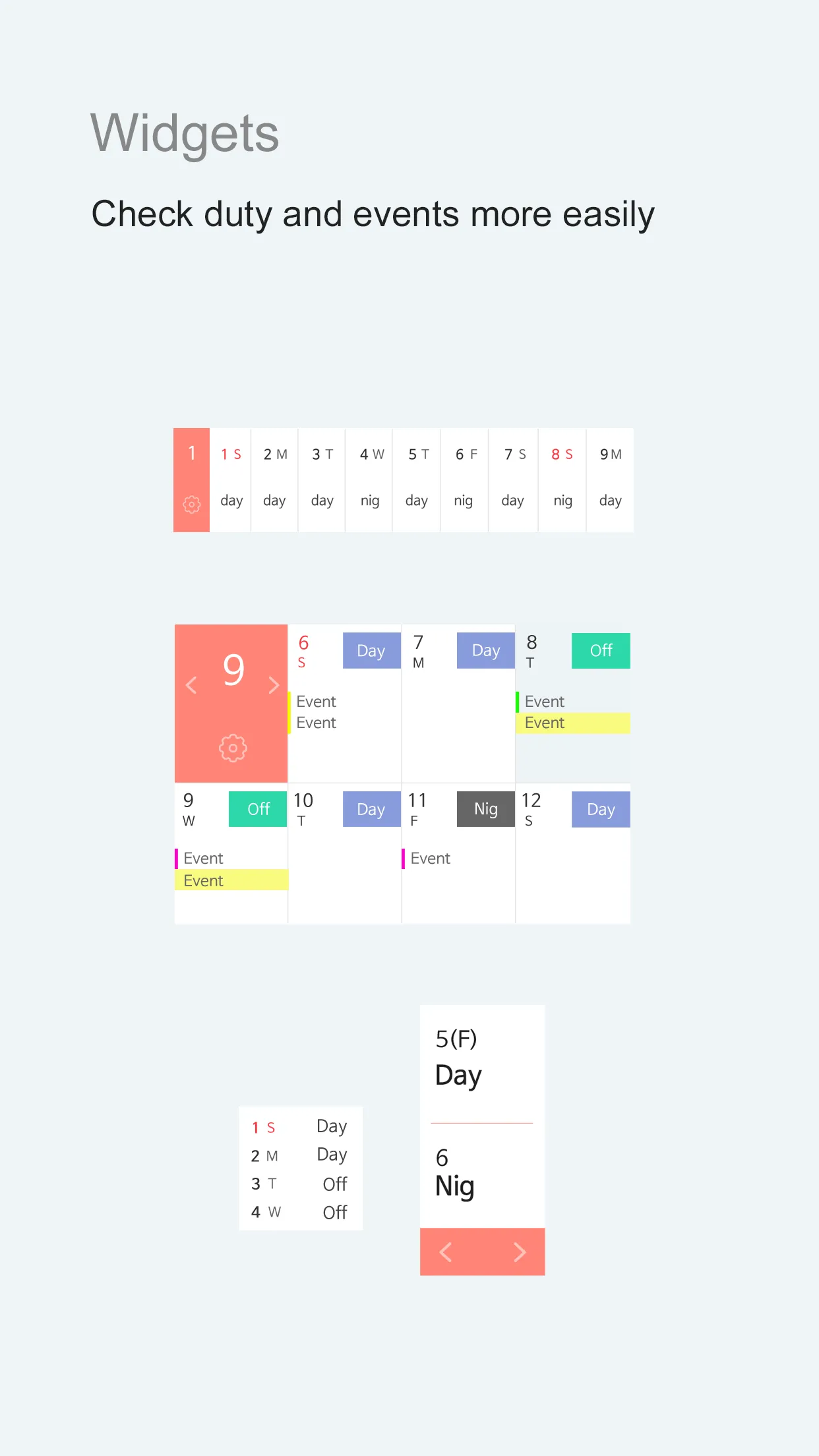 MYDUTY - Nurse Calendar | Indus Appstore | Screenshot