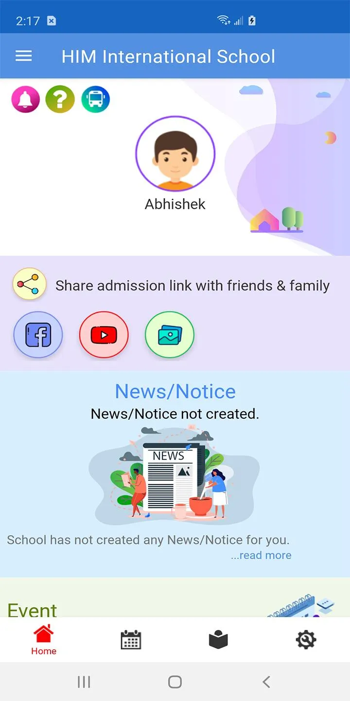 HIM International School | Indus Appstore | Screenshot