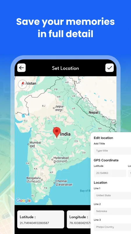 GPS Photo Location on Map | Indus Appstore | Screenshot
