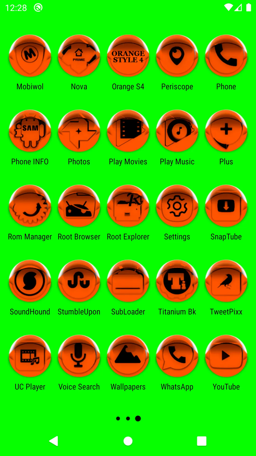 Orange Icon Pack Style 4 | Indus Appstore | Screenshot