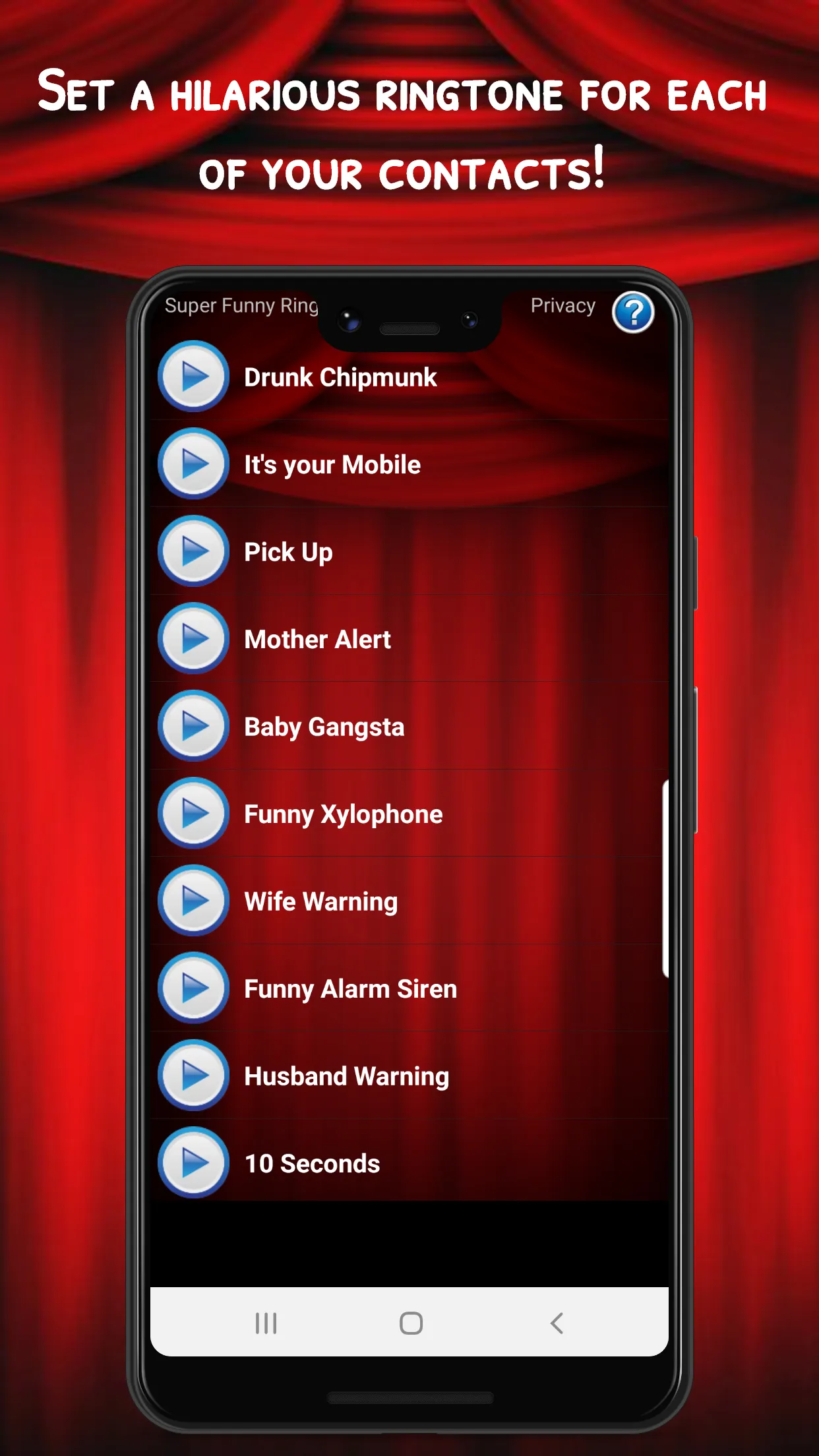 Super Funny Ringtones | Indus Appstore | Screenshot