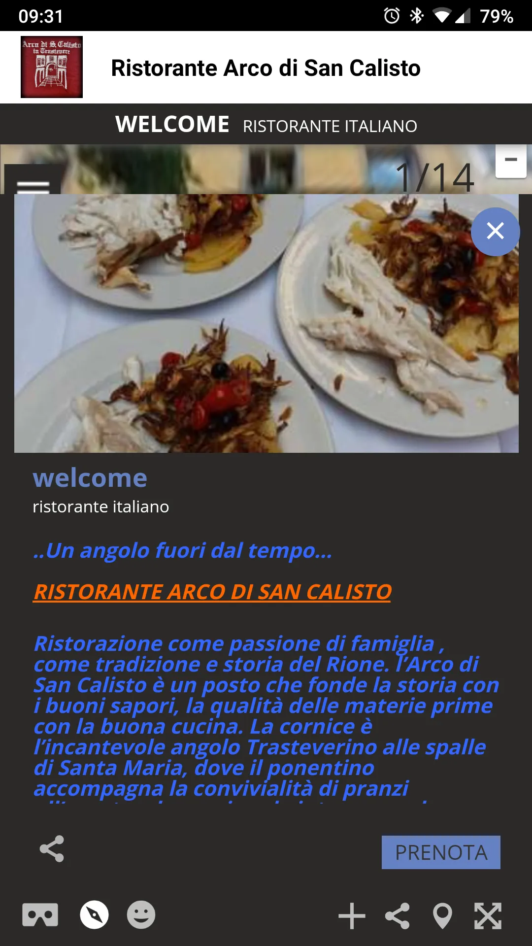 Ristorante Arco di San Calisto | Indus Appstore | Screenshot