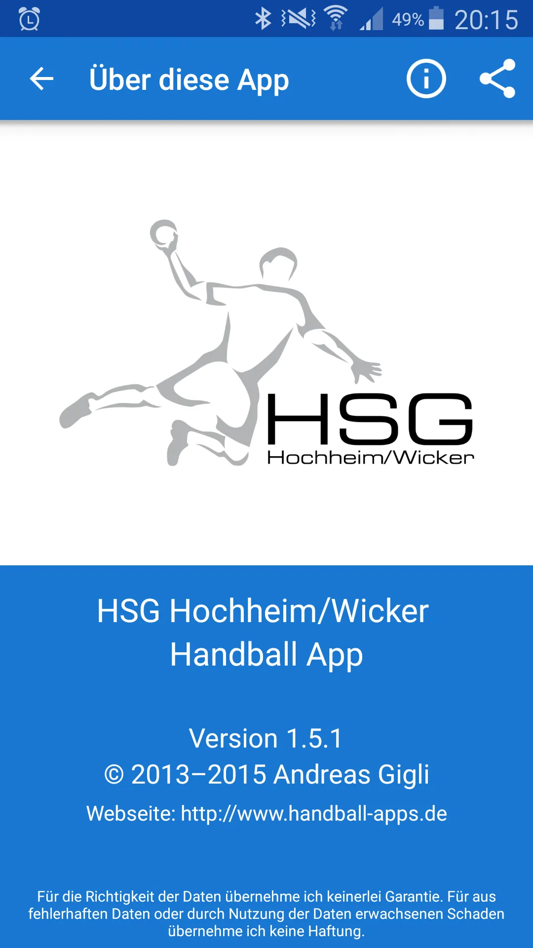 HSG Hochheim/Wicker | Indus Appstore | Screenshot