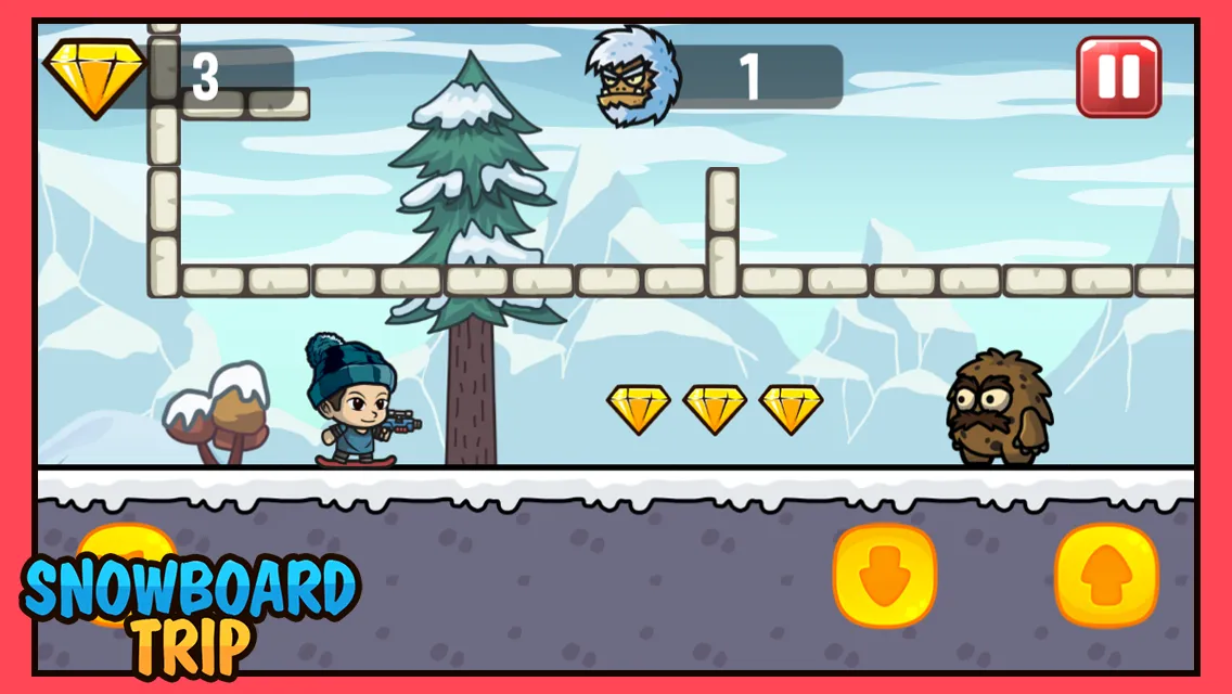 Snowboard Trip | Indus Appstore | Screenshot