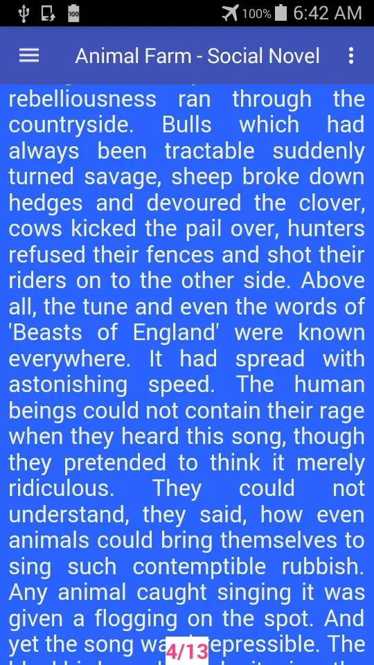 Animal Farm - Novel by George  | Indus Appstore | Screenshot