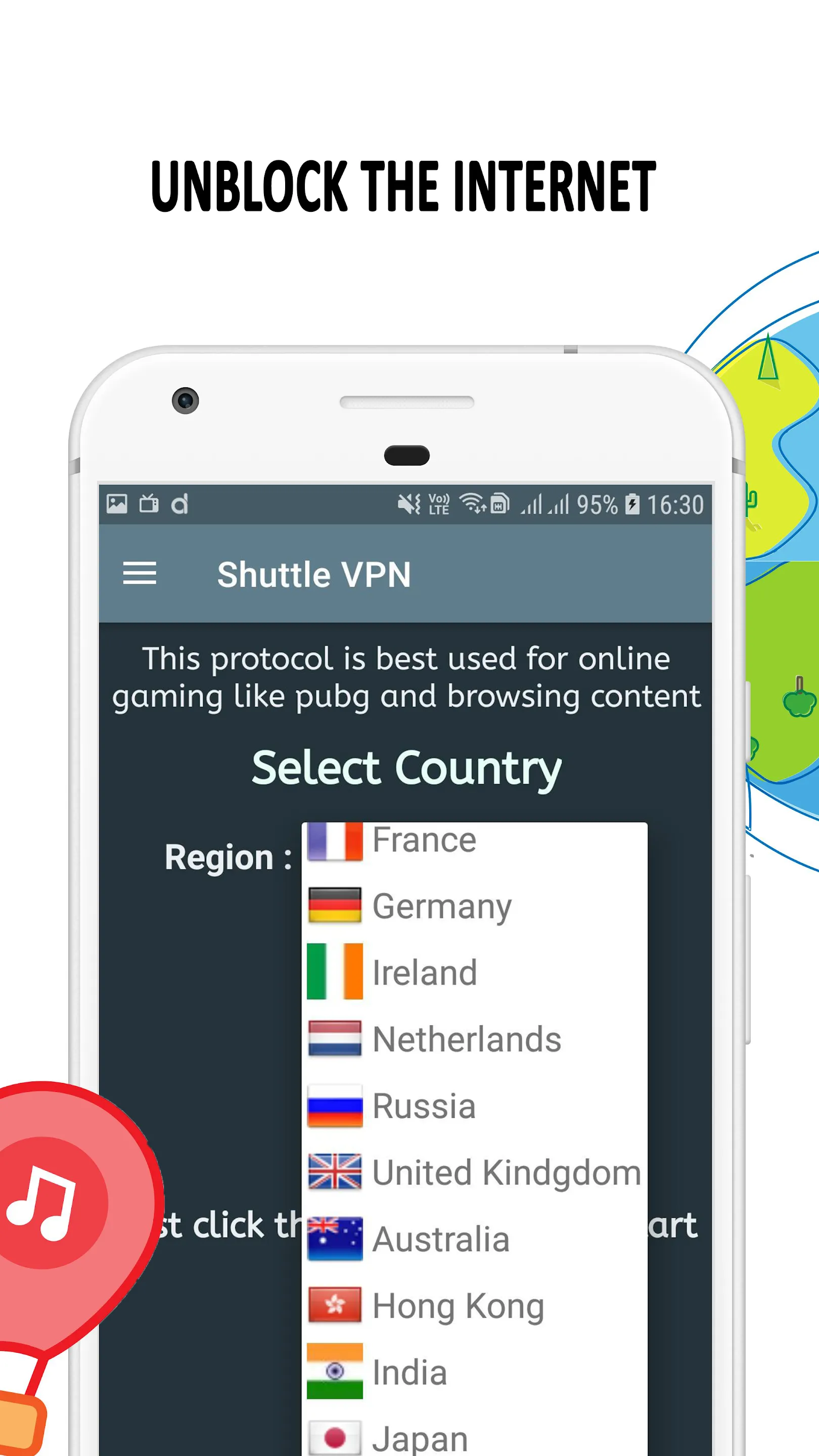 VPN Shuttle: Fast & Secure VPN | Indus Appstore | Screenshot