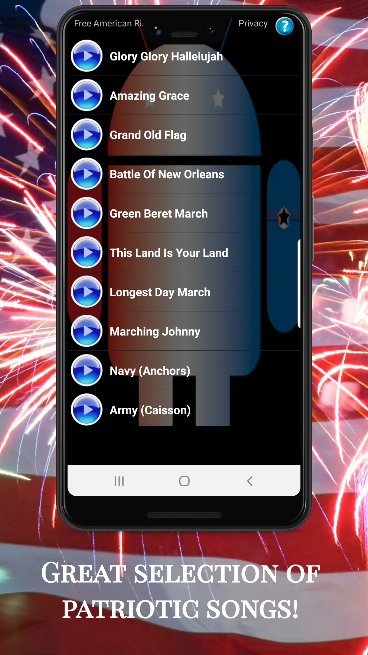 American Ringtones | Indus Appstore | Screenshot