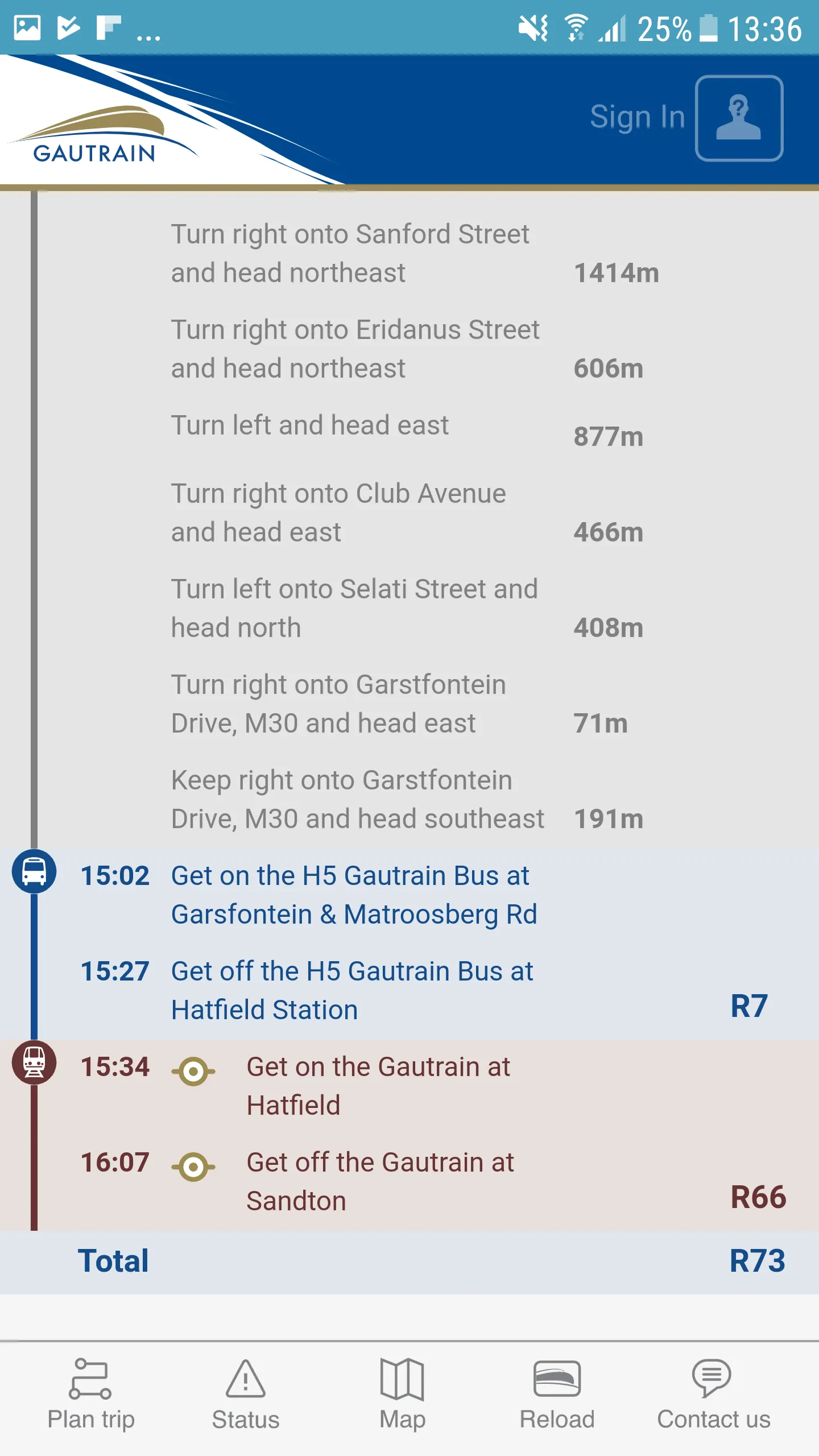 Gautrain | Indus Appstore | Screenshot