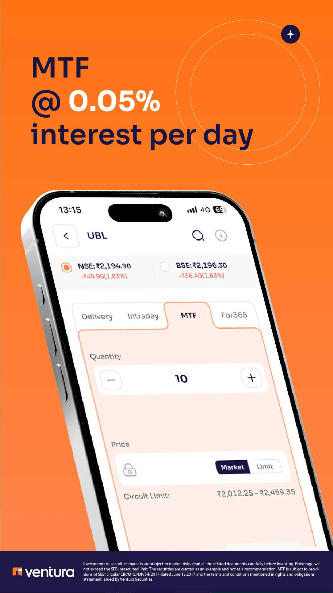 Ventura: Stocks, F&O, MF, IPO | Indus Appstore | Screenshot