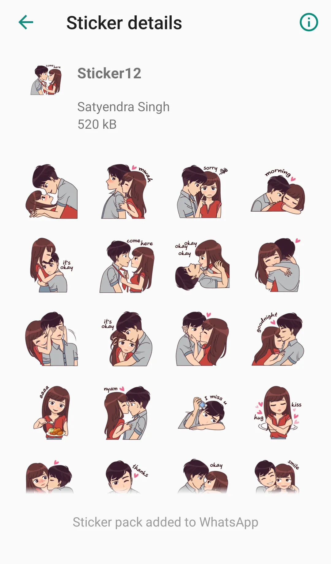 Love Stickers for Whatsapp | Indus Appstore | Screenshot