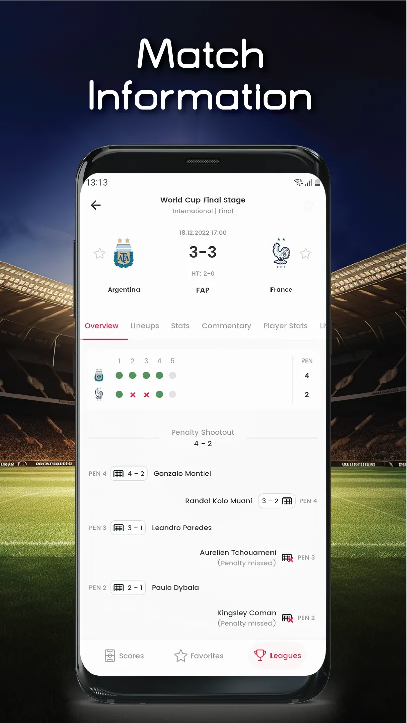 Xscores: Real-time Live Scores | Indus Appstore | Screenshot