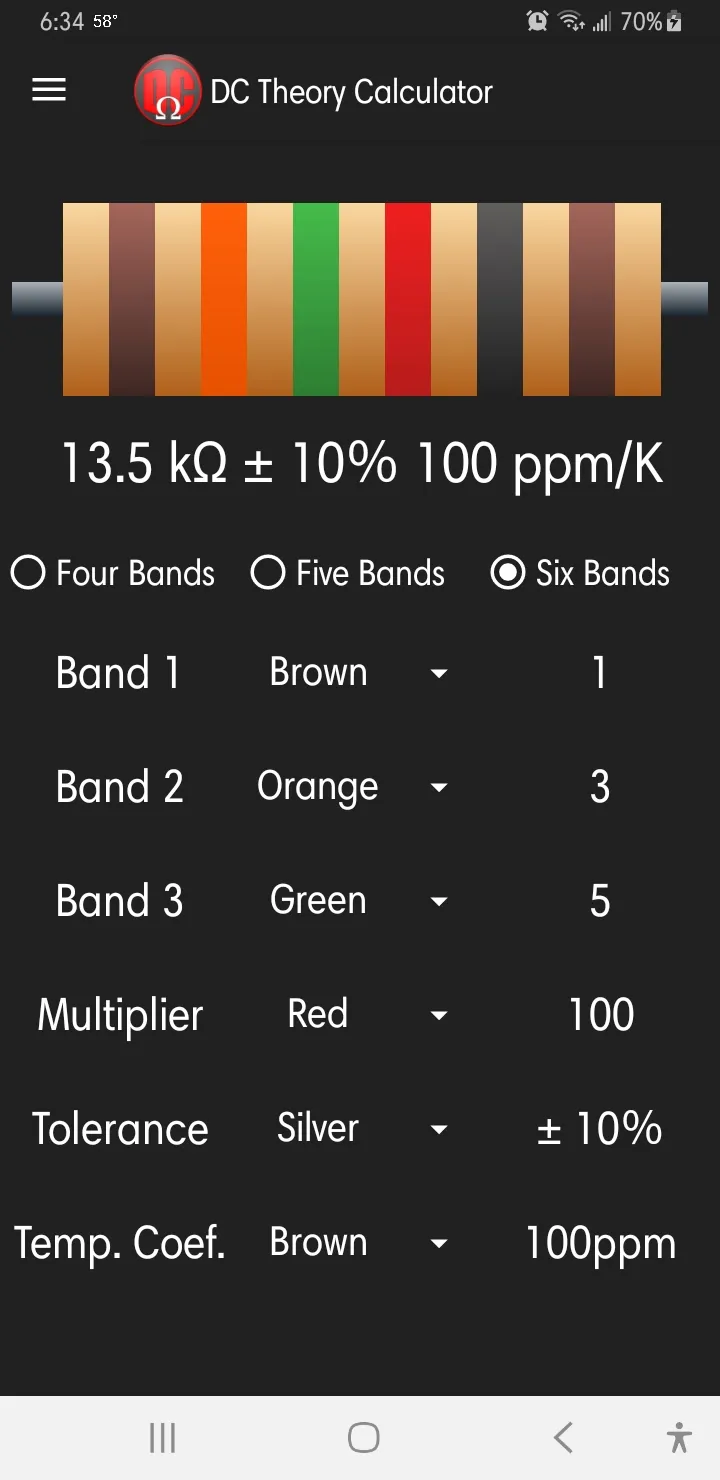 DC Theory Calculator | Indus Appstore | Screenshot