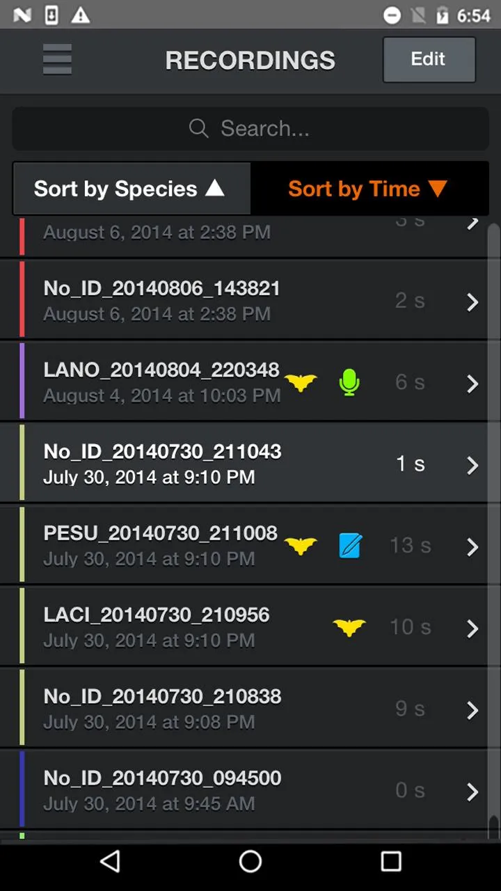 Echo Meter Touch Bat Detector | Indus Appstore | Screenshot