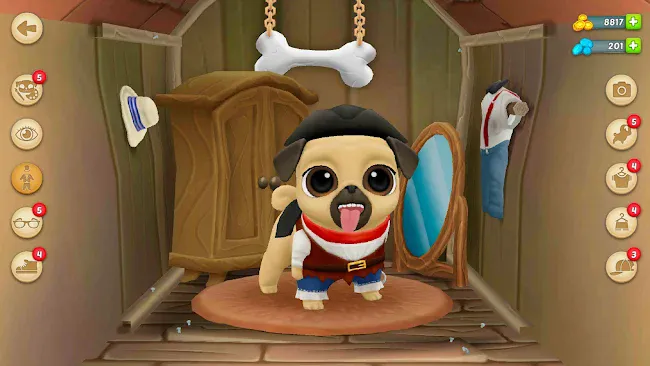 My Virtual Pet Louie the Pug | Indus Appstore | Screenshot