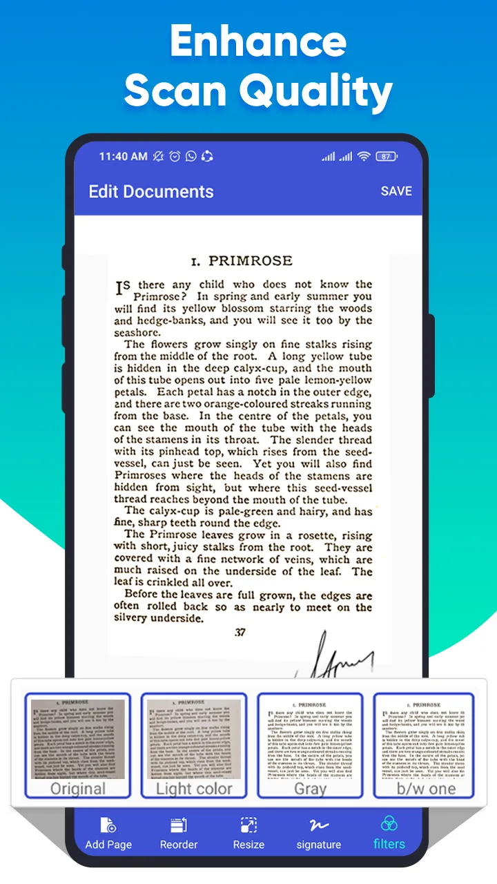 PDF Scanner - Document Scanner | Indus Appstore | Screenshot