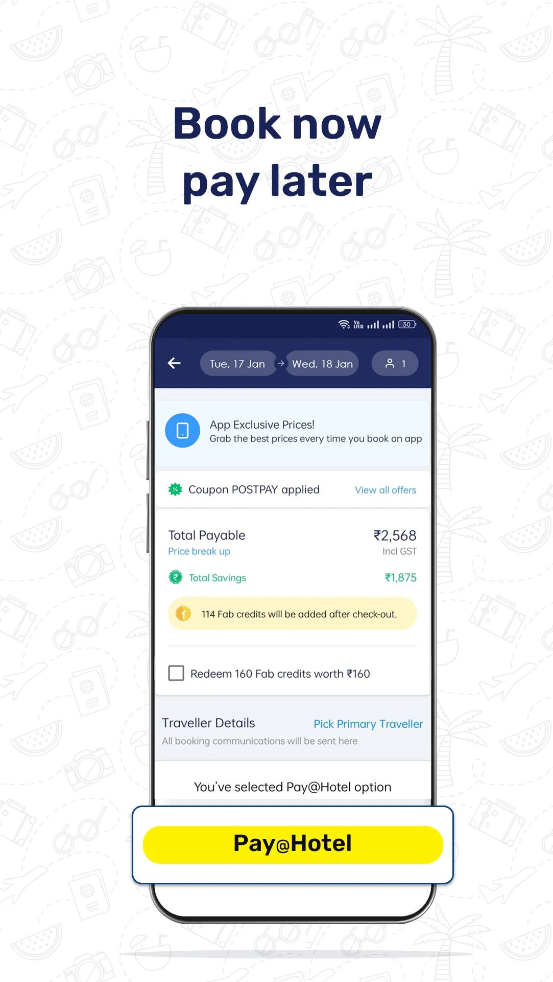 FabHotels: Hotel Booking App | Indus Appstore | Screenshot