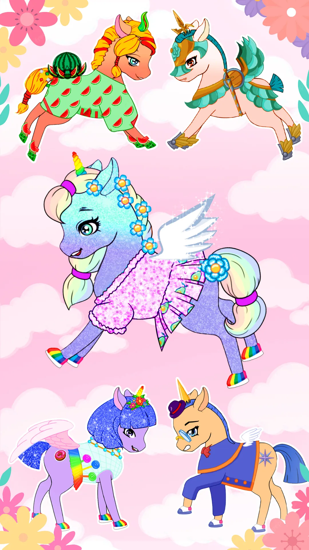 Chibi Unicorn Games for Girls | Indus Appstore | Screenshot