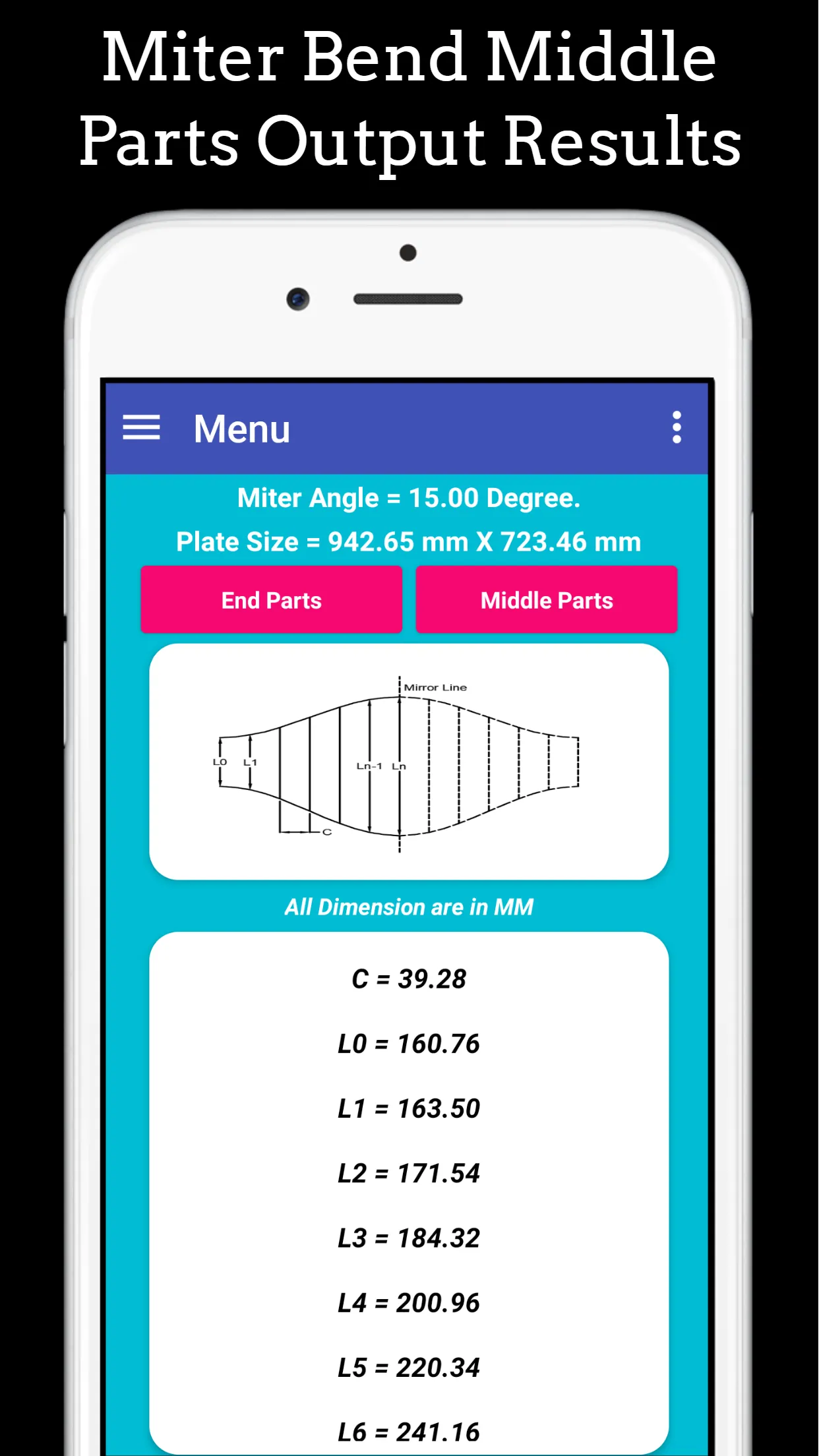 Miter Bend Layout | Indus Appstore | Screenshot