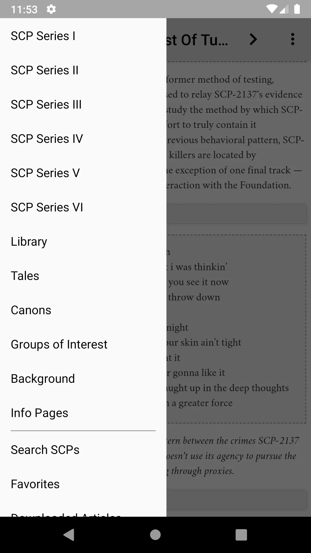 SCP Reader | Indus Appstore | Screenshot