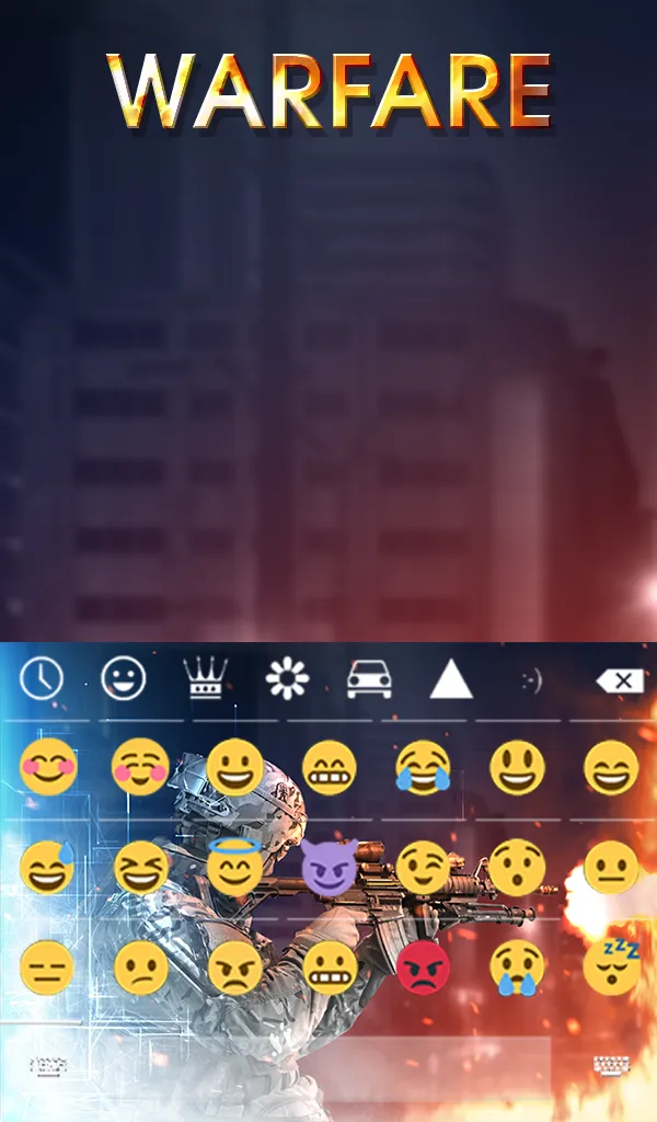 Warfare Keyboard Wallpaper HD | Indus Appstore | Screenshot