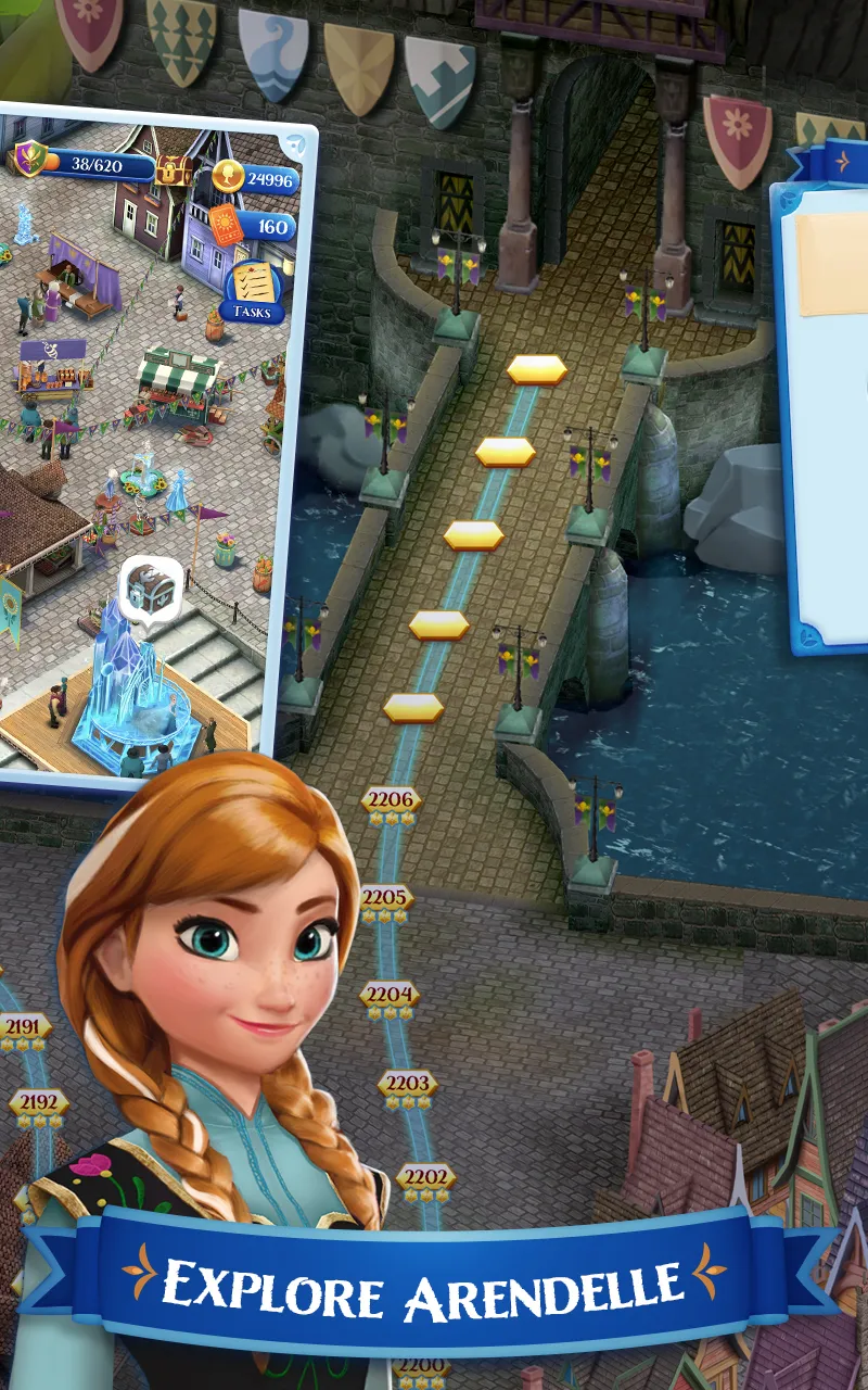 Disney Frozen Free Fall Games | Indus Appstore | Screenshot