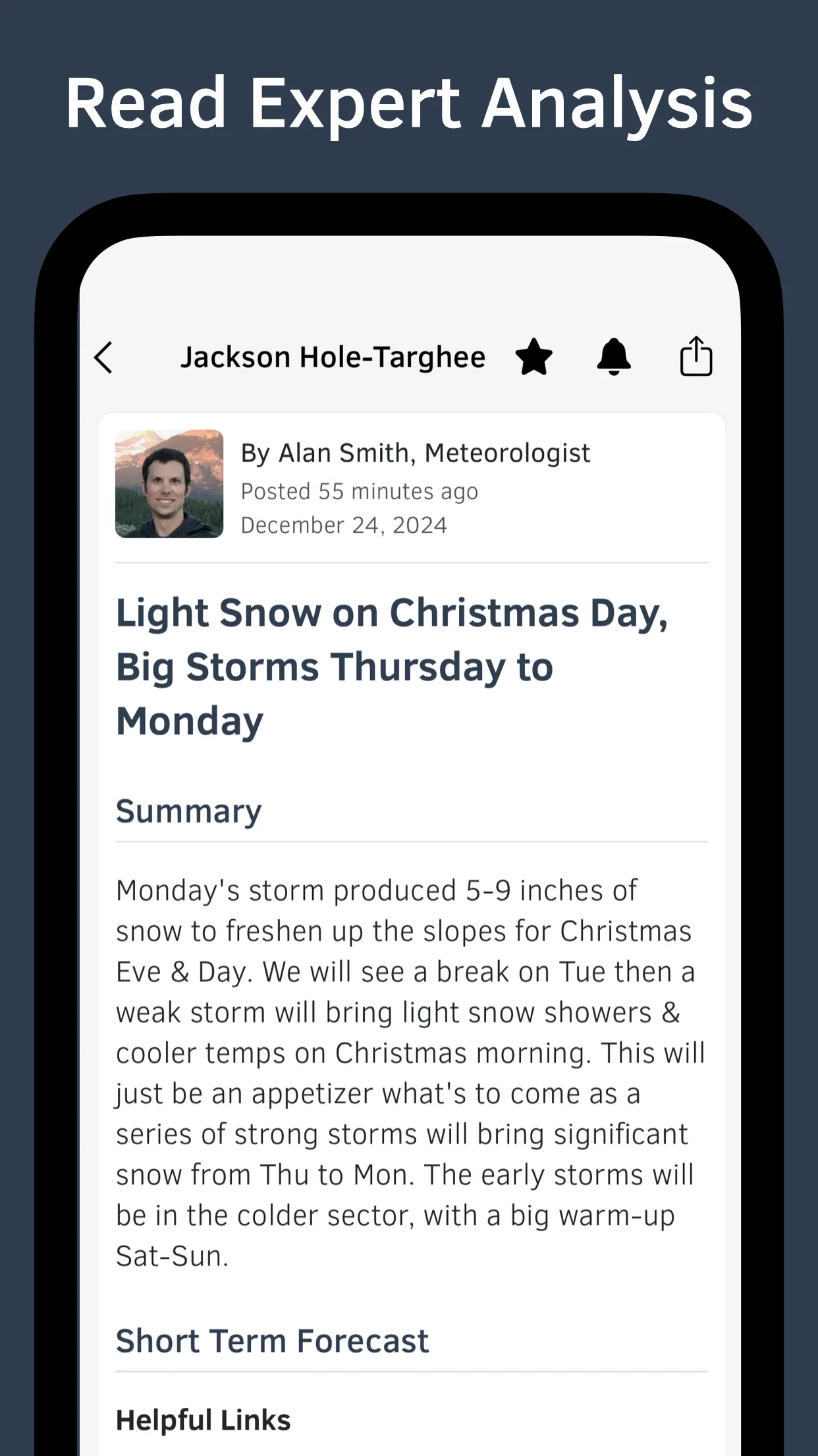 OpenSnow: Snow Forecast | Indus Appstore | Screenshot