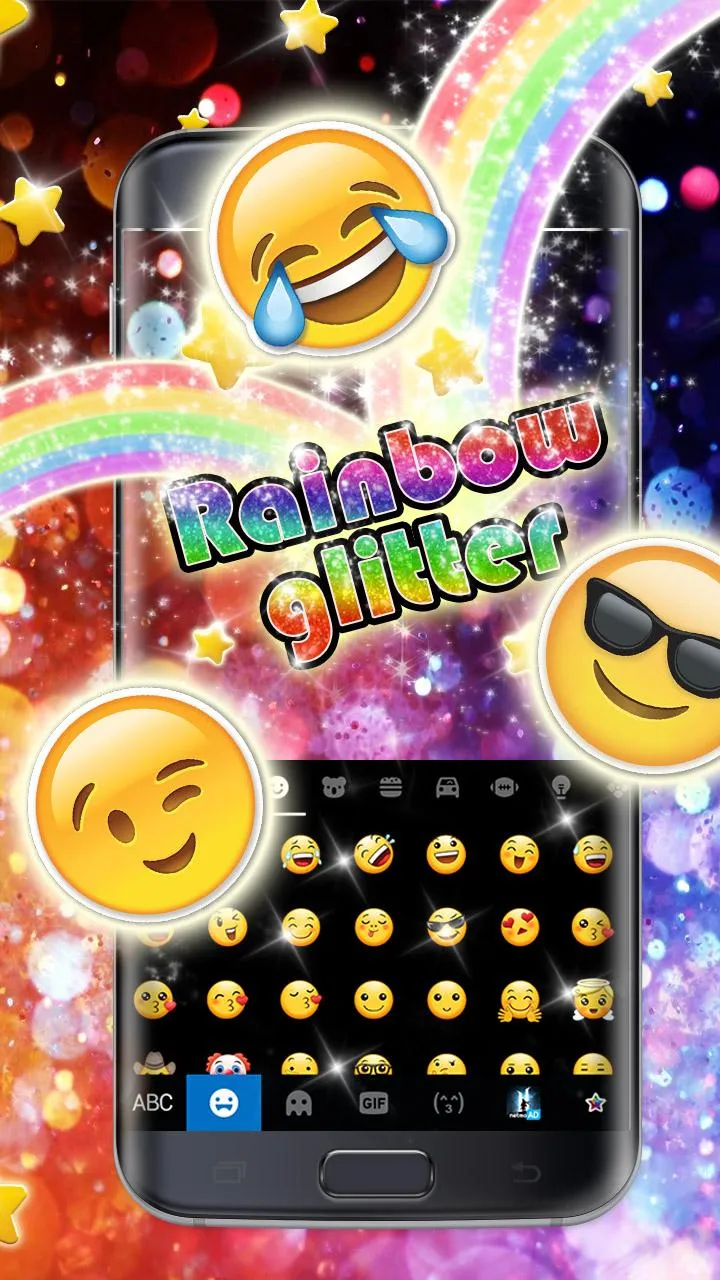 Rainbow Glisten Theme | Indus Appstore | Screenshot